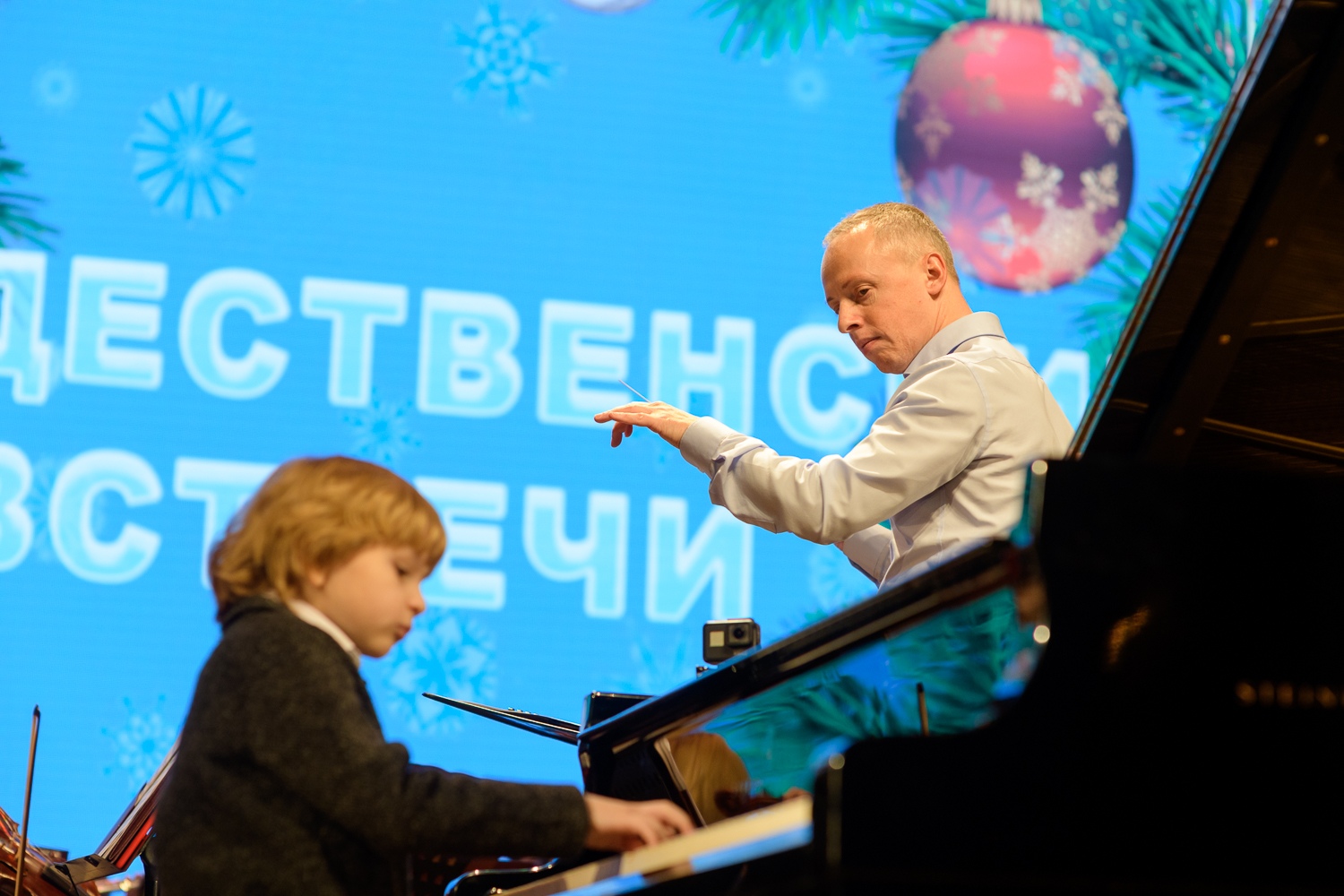 Christmas concert in the city of Klin-34