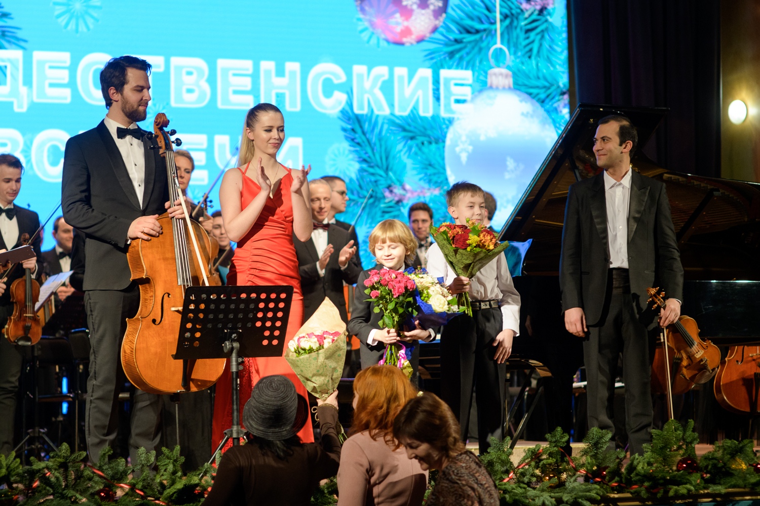 Christmas concert in the city of Klin-48